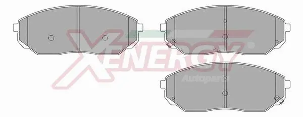 Kit de plaquettes de frein, frein à disque AP XENERGY X40944