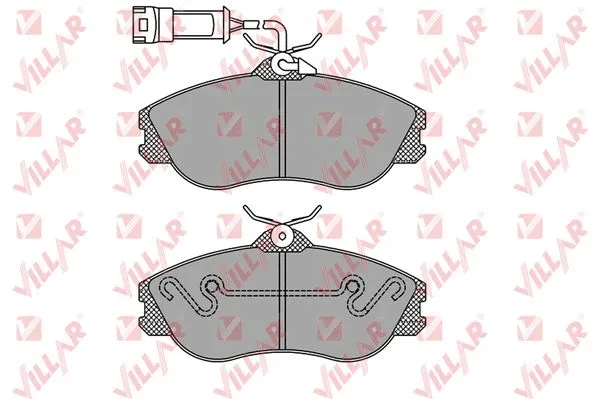 Kit de plaquettes de frein, frein à disque VILLAR 626.0326