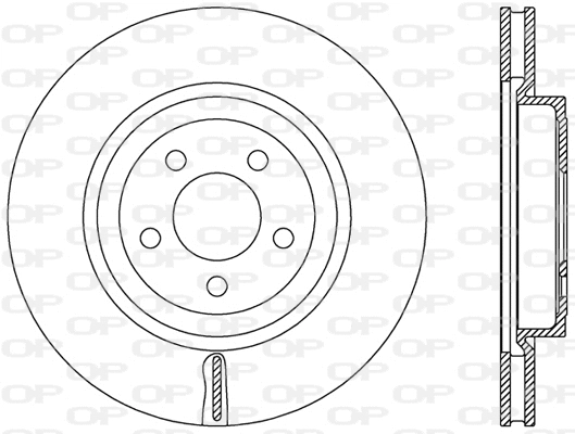 Disque de frein OPEN PARTS BDR2480.20