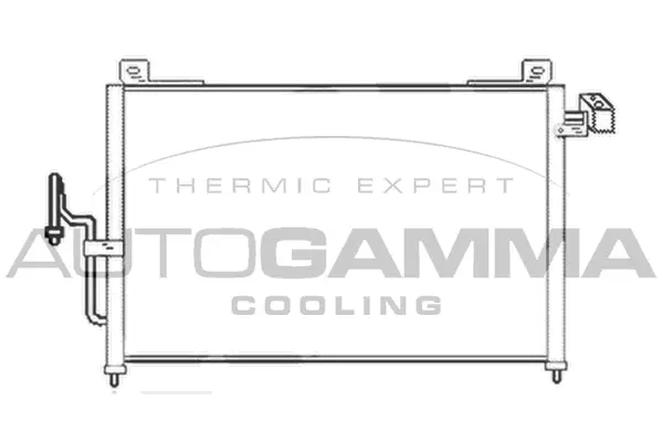 Condenseur, climatisation AUTOGAMMA 103443