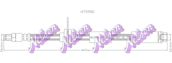Flexible de frein KAWE H7090Q