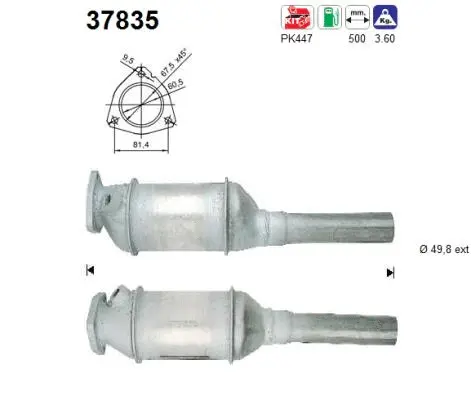 Catalyseur AS 37835