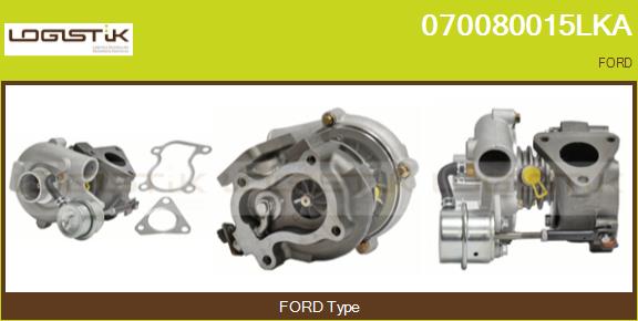 Turbocompresseur, suralimentation LGK 070080015LKA