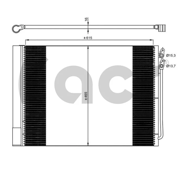 Condenseur, climatisation ACR 300691