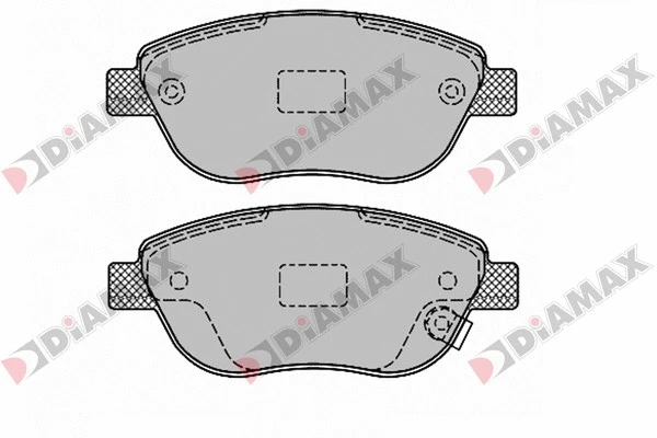 Kit de plaquettes de frein, frein à disque DIAMAX N09415