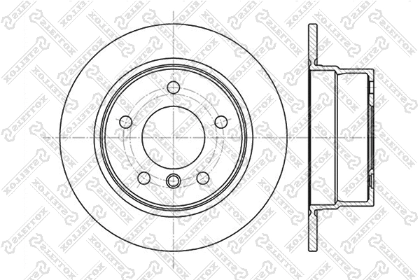 Disque de frein STELLOX 6020-1538-SX
