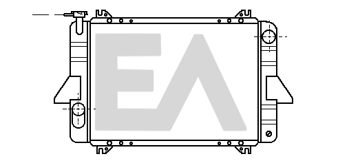Radiateur, refroidissement du moteur EACLIMA 31R18035