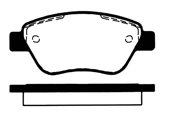 Kit de plaquettes de frein, frein à disque Technika 01713B