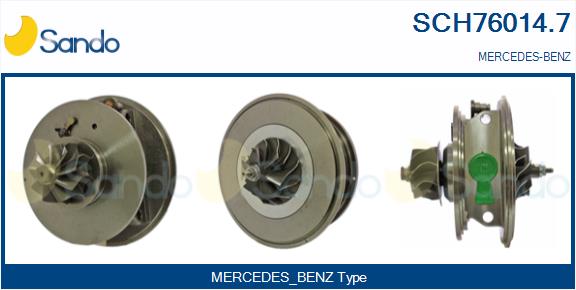Groupe carter, turbocompresseur SANDO SCH76014.7