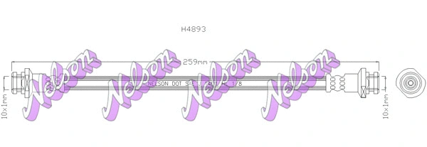 Flexible de frein KAWE H4893