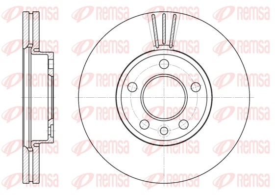 Disque de frein REMSA 6708.10