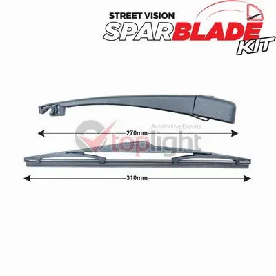 Kit de bras d'essuie-glace, nettoyage des vitres AE TOPLIGHT TRA-K3S10