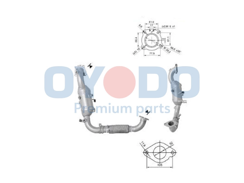 Catalyseur Oyodo 10N0155-OYO