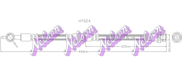 Flexible de frein KAWE H7024