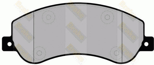 Kit de plaquettes de frein, frein à disque Brake ENGINEERING PA1698