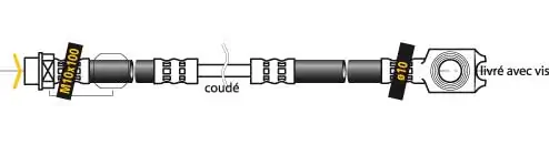 Flexible de frein MGA F5437