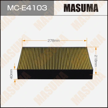 Filtre, air de l'habitacle MASUMA MC-E4103