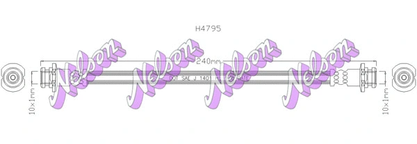 Flexible de frein KAWE H4795