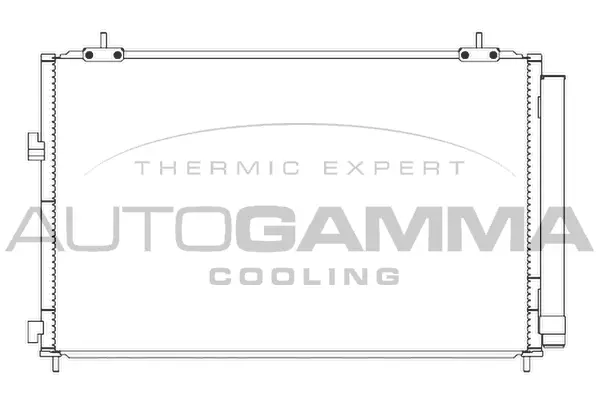 Condenseur, climatisation AUTOGAMMA 107341