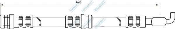 Flexible de frein APEC BHO4272