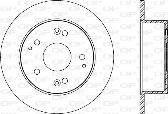 Disque de frein OPEN PARTS BDR2038.10