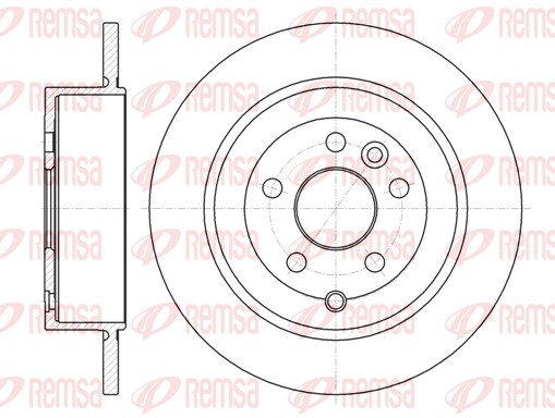 Disque de frein REMSA 61516.00