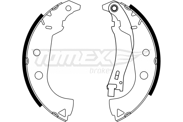 Jeu de mâchoires de frein TOMEX Brakes TX 23-15