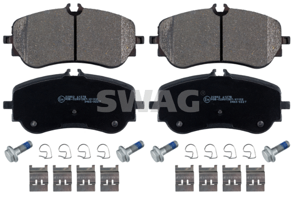 Kit de plaquettes de frein, frein à disque SWAG 33 10 2612