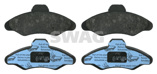 Kit de plaquettes de frein, frein à disque SWAG 50 91 6038