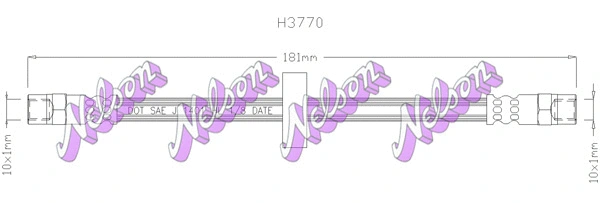 Flexible de frein KAWE H3770