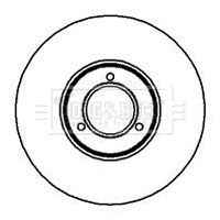 Disque de frein BORG & BECK BBD4505