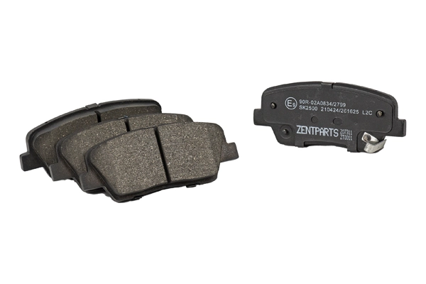 Kit de plaquettes de frein, frein à disque ZentParts Z07311