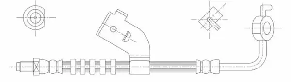 Flexible de frein Technika 43230
