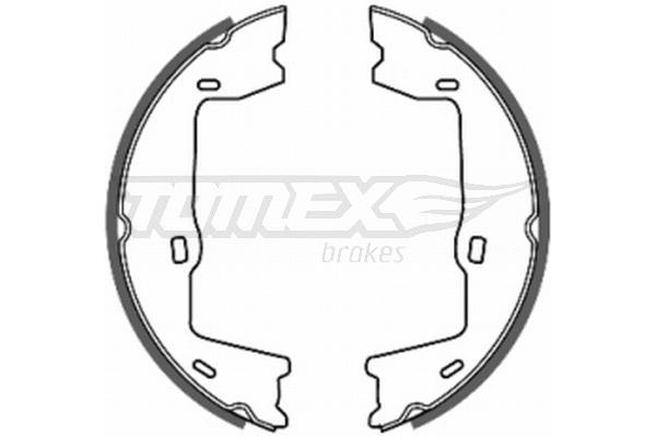 Jeu de mâchoires de frein TOMEX Brakes TX 20-69