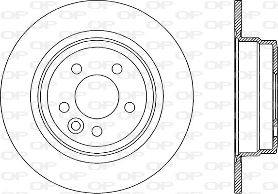 Disque de frein OPEN PARTS BDR1894.10