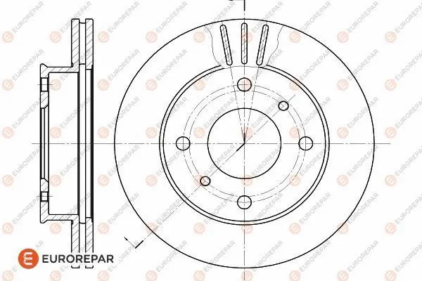 Disque de frein EUROREPAR 1618875980