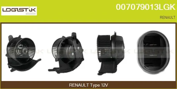 Pulseur d'air habitacle LGK 007079013LGK