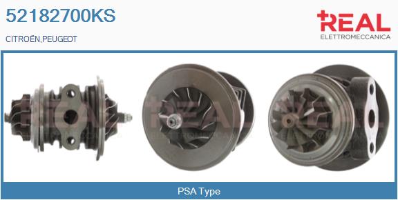 Groupe carter, turbocompresseur REAL 52182700KS