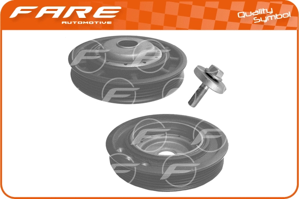 Kit de poulies, vilebrequin FARE SA 4162C