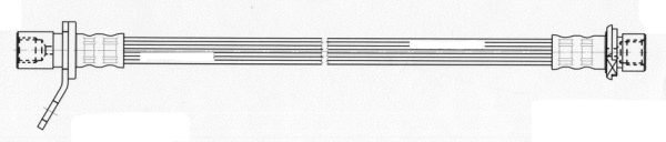 Flexible de frein CEF 512054