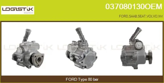 Pompe hydraulique, direction LGK 037080130OEM