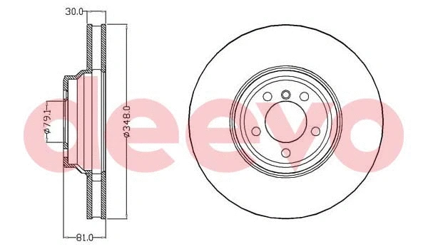 Disque de frein DEEVO BD15180