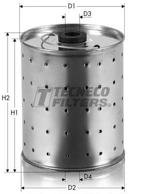 Filtre à huile TECNECO FILTERS OL033