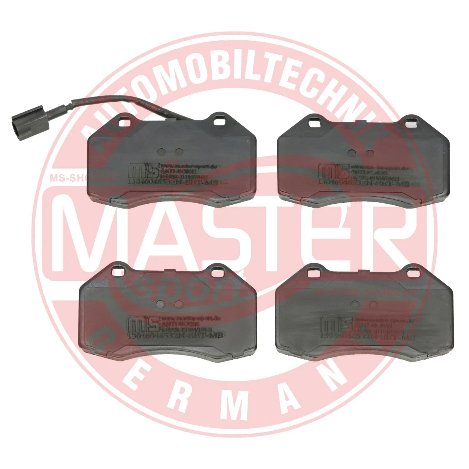 Kit de plaquettes de frein, frein à disque MASTER-SPORT GERMANY 13046048532N-SET-MS