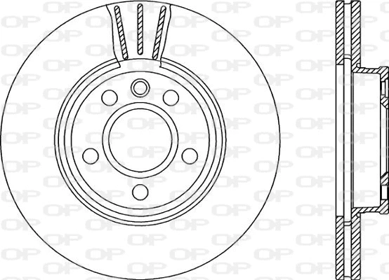 Disque de frein OPEN PARTS BDA1937.20