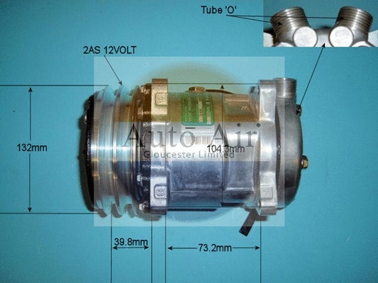 Compresseur, climatisation AUTO AIR GLOUCESTER 14-6642