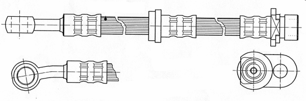 Flexible de frein CEF 511954