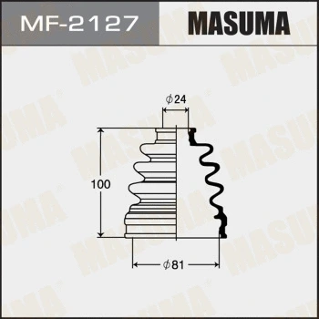 Jeu de joints-soufflets, arbre de commande MASUMA MF-2127