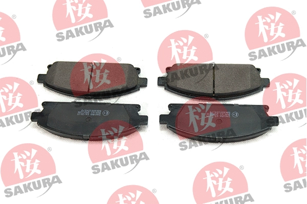 Kit de plaquettes de frein, frein à disque SAKURA 600-10-4173