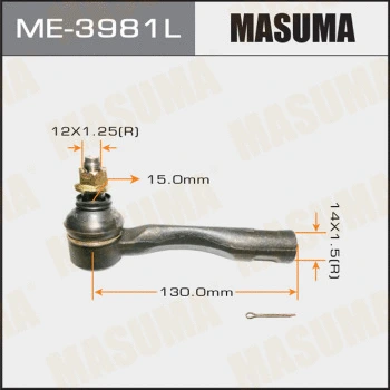 Rotule de barre de connexion MASUMA ME-3981L